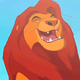 Simba from The Lion King gif