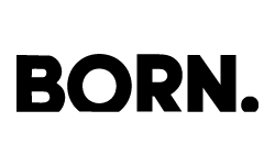 Born Group logo in black