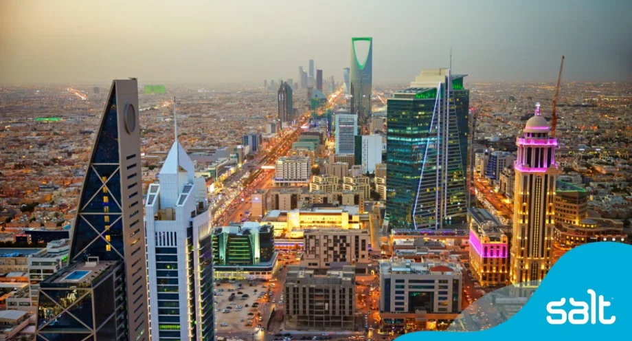 Saudi Arabia city arial image