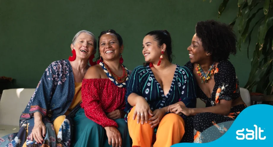 Diverse group of women