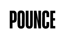 Pounce logo in black
