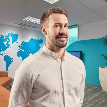 Ricci Putnam headshot in a Salt office